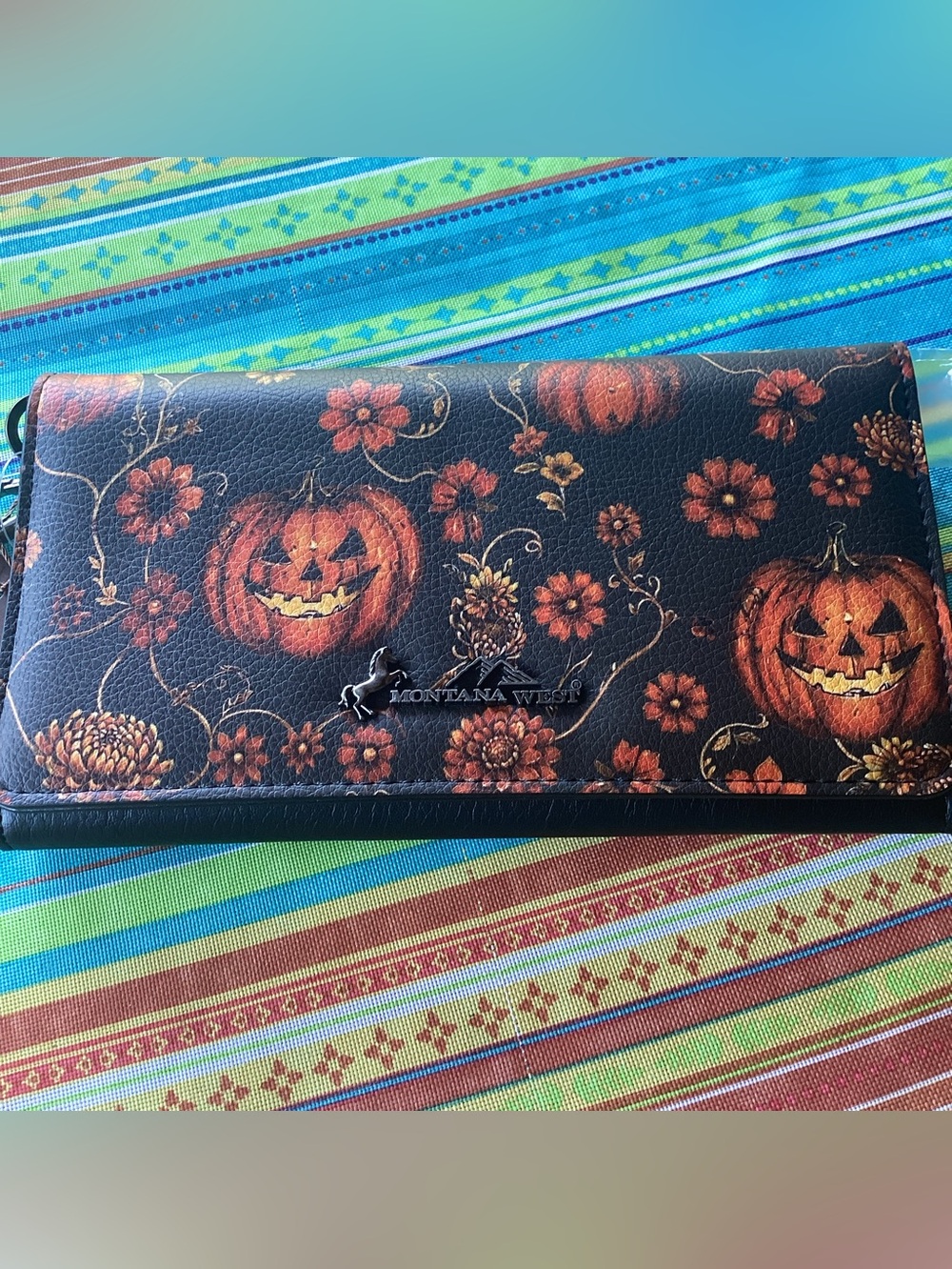 Montana West Pumpkin Halloween Wallet